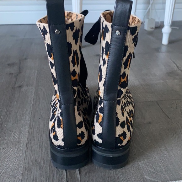 Kate Spade Meringue Combat Boots - Picture 8 of 9